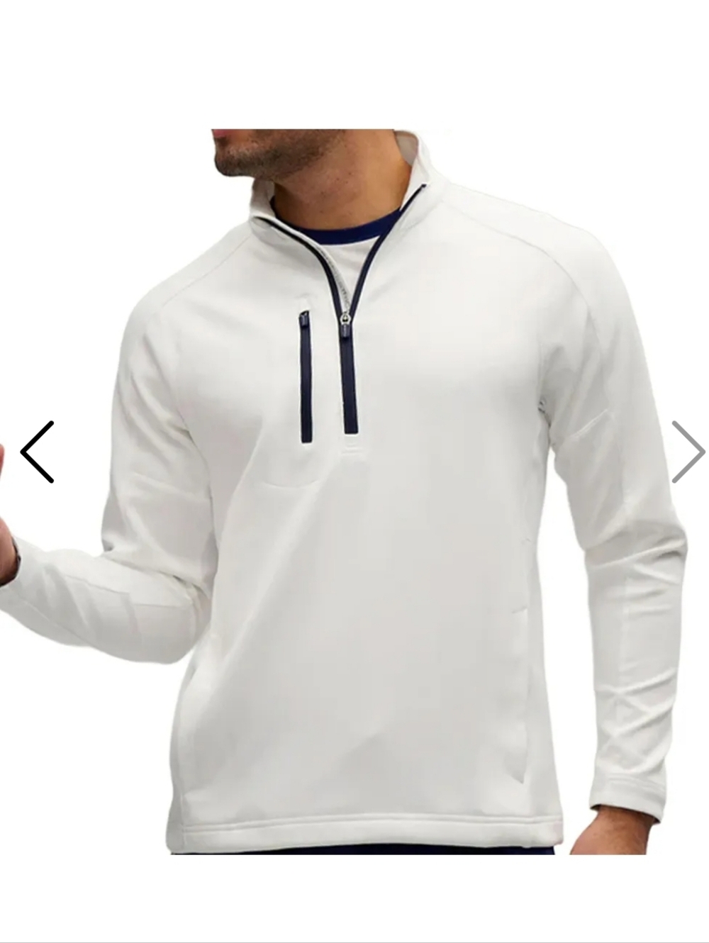 Zero Restriction Men's Z500 Knit 1/4 Zip Pullover,Size L
